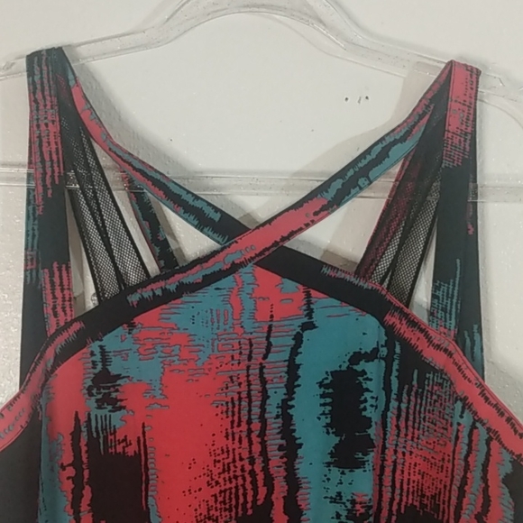 Fabletics Liza romper Heatwave print lightweight fabric, pockets, back zipper S - Picture 7 of 15